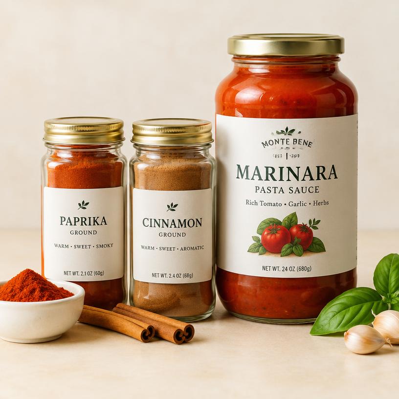 Sauces, Spices & Condiments